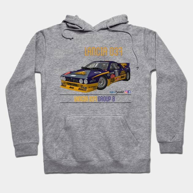 Lancia 037 Grp. B Hoodie by PjesusArt